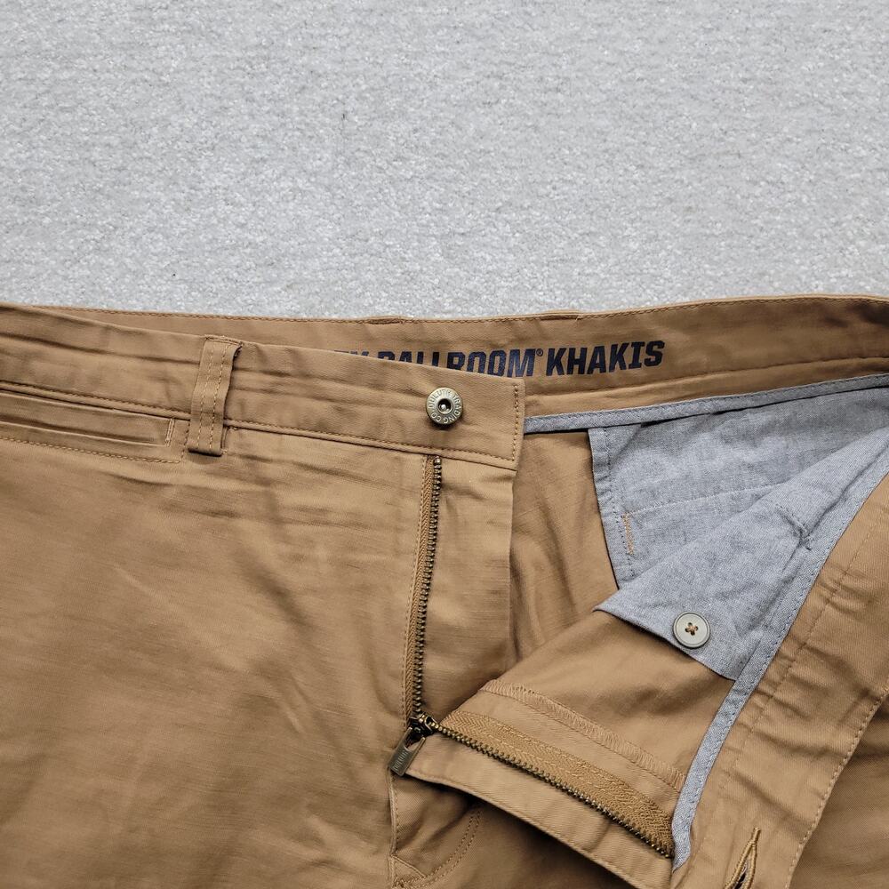 Duluth Trading Co Mens 36x30 Ballroom Khakis Tan Work Utility Pants Stretch - Picture 7 of 8